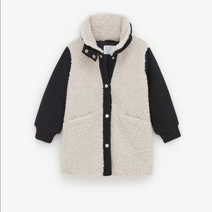 Zara Kids Faux Shearling Coat